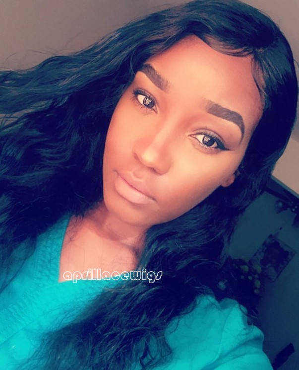 Malaysian virgin human hair loose deep wave 360 frontal wig