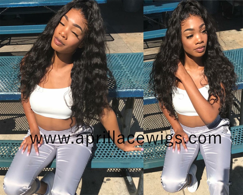 loose deep wave 360 wig virgin hair preplucked hairline