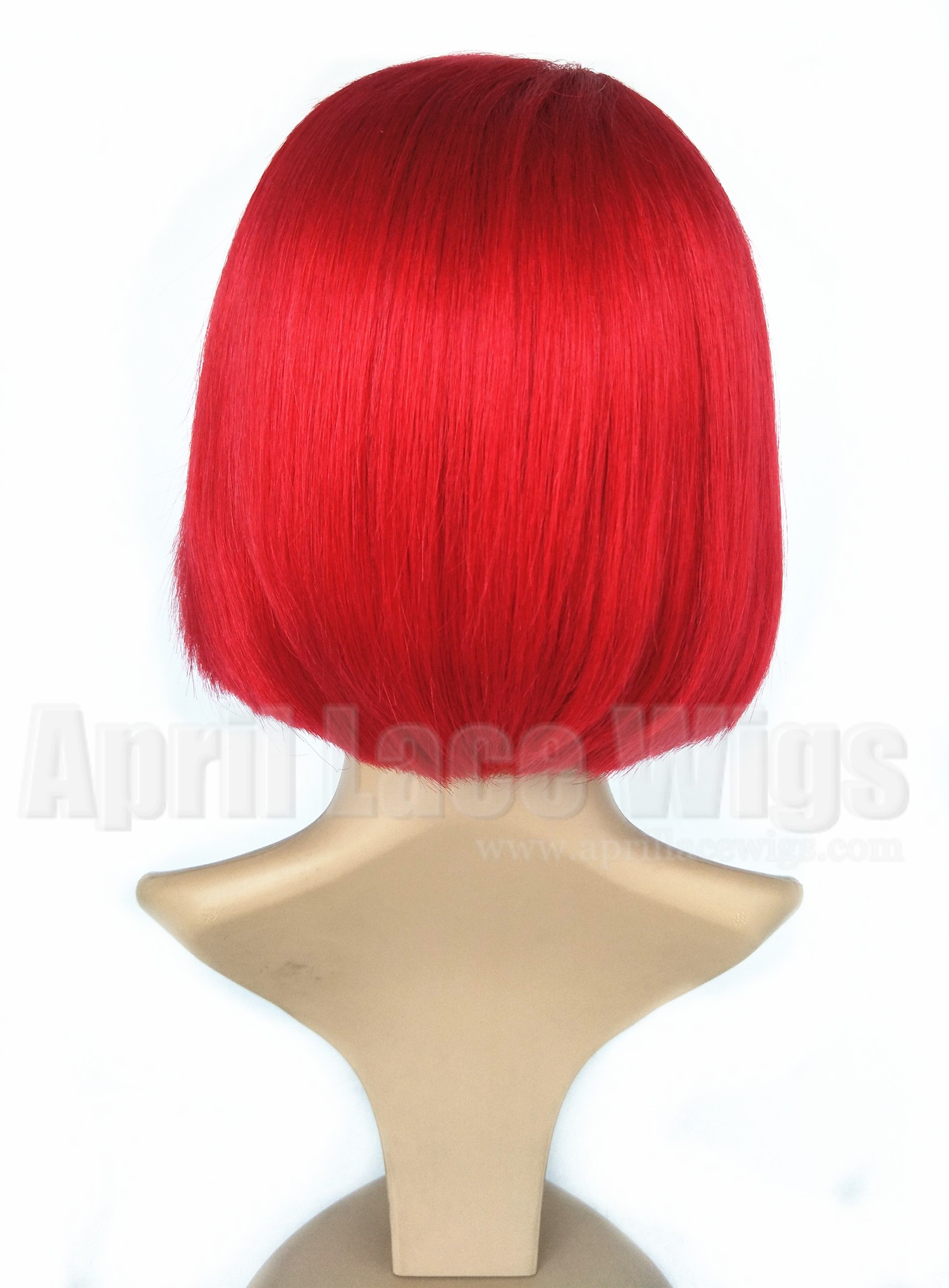 Brazilian virgin 180% density red color bob hair full lace wig with silk top