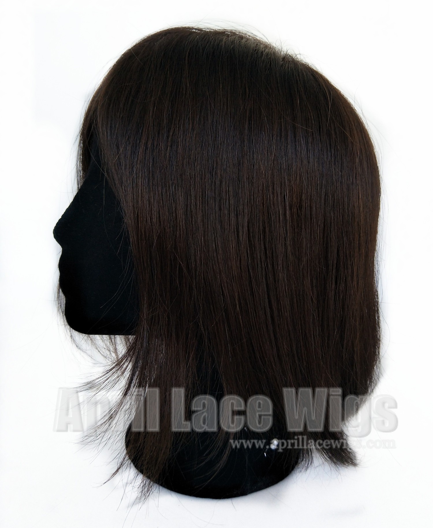 Mono lace and PU around hair topper Mono lace and PU around hair topper