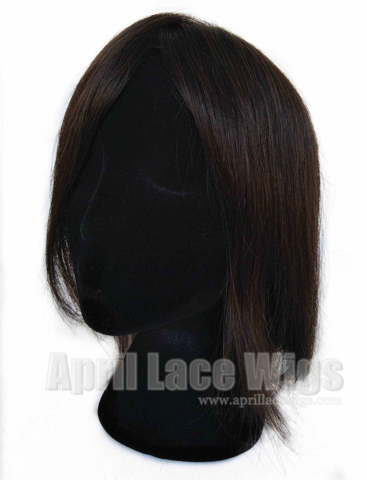 Mono lace and PU around hair topper Mono lace and PU around hair topper