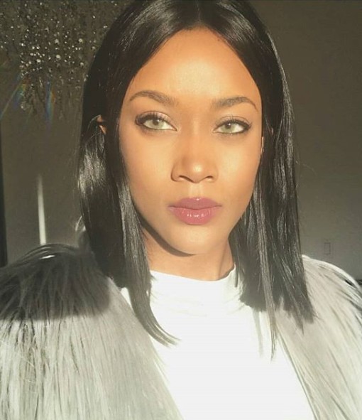 Brazilian virgin natural color blunt cut bob lace front wig
