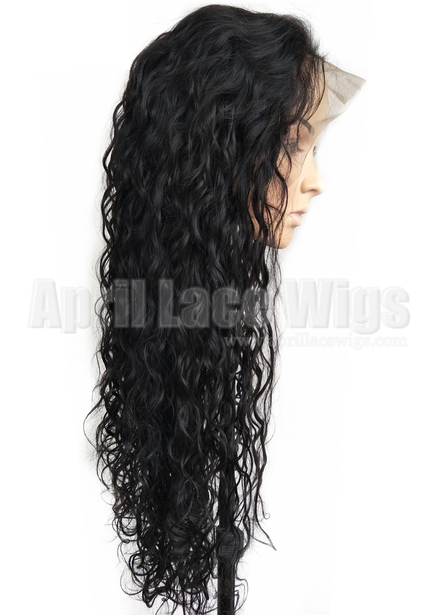 Malaysian virgin wavy glueless 360 wig 