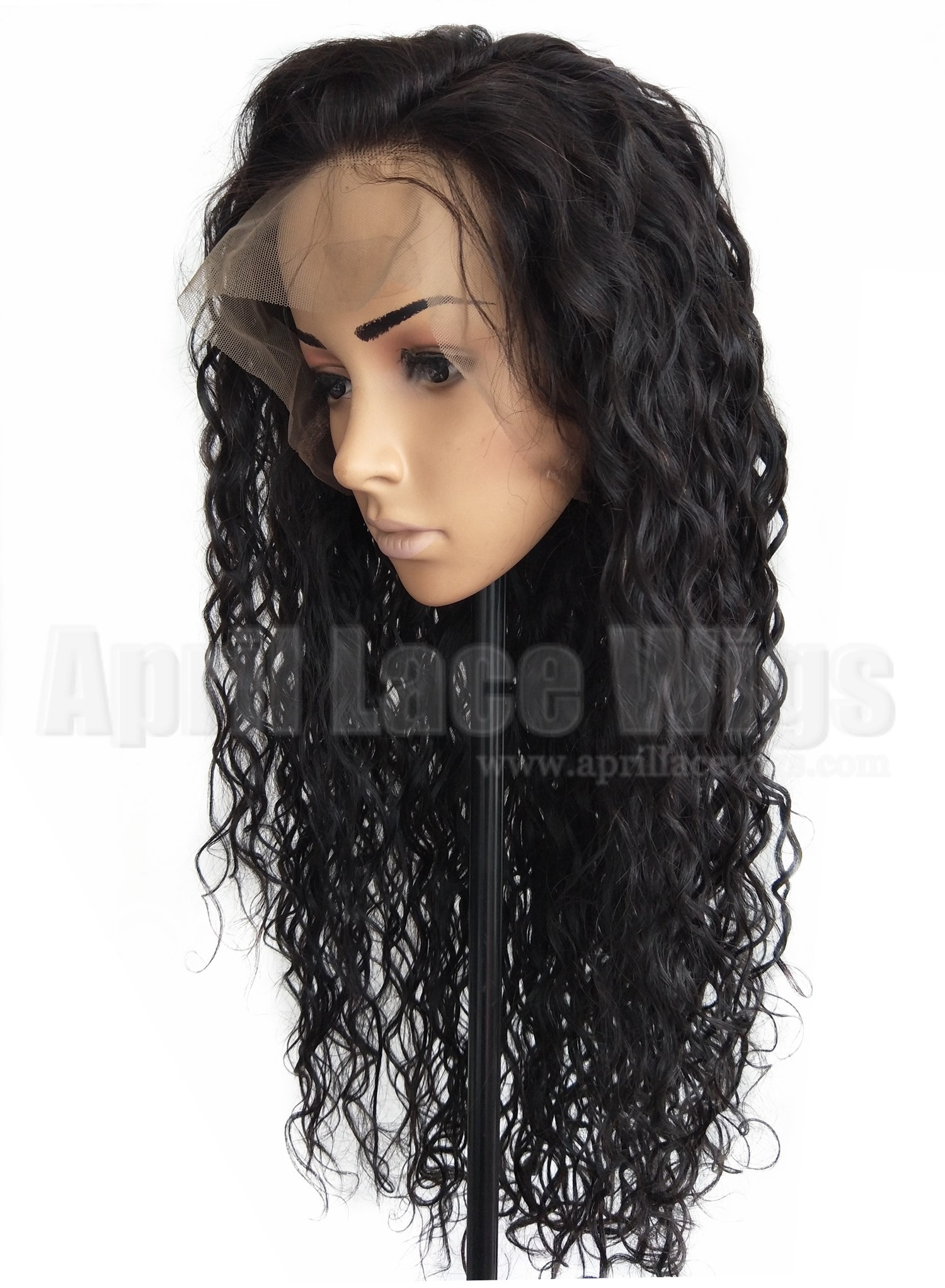 Malaysian virgin wavy glueless 360 wig