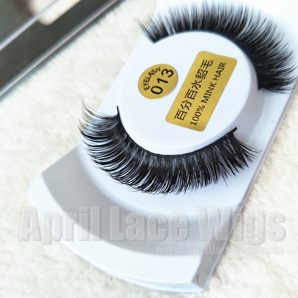 Mink effect false eyelashes