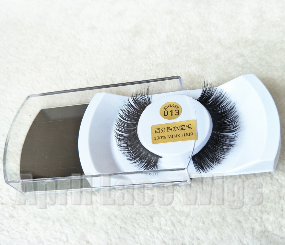 Mink effect false eyelashes