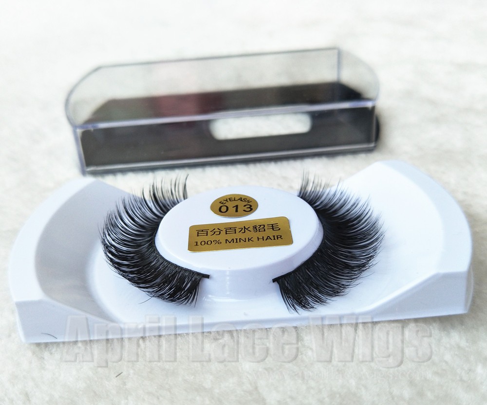 Mink effect false eyelashes