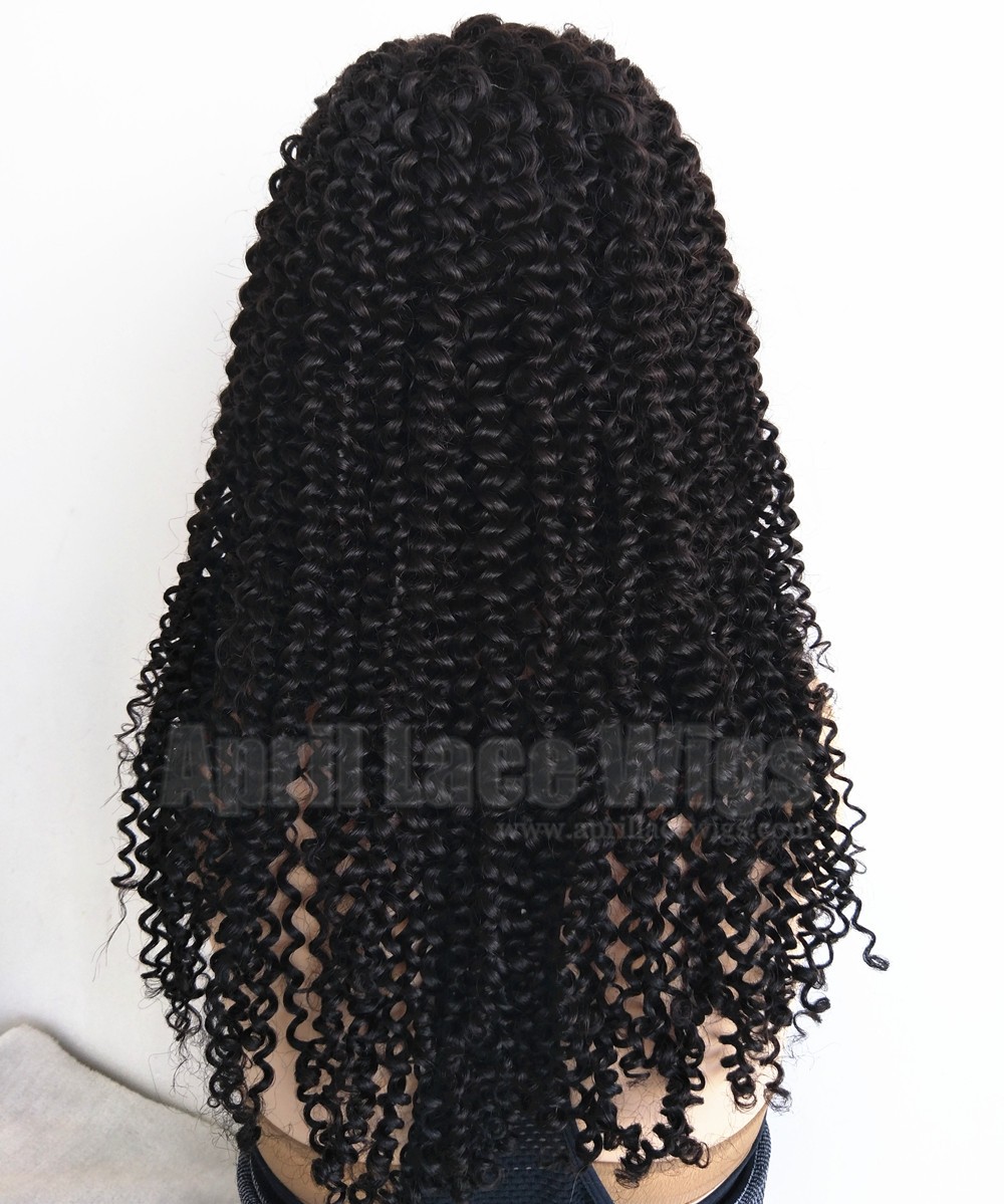 Brazilian virgin pineapple curls glueless 360 wig