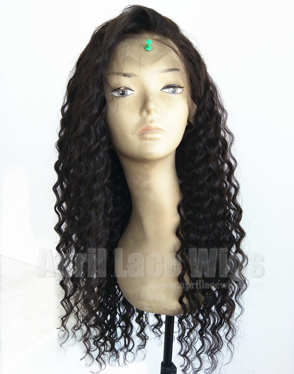 deep wave Brazilian virgin glueless 360 lace wig preplucked hairline