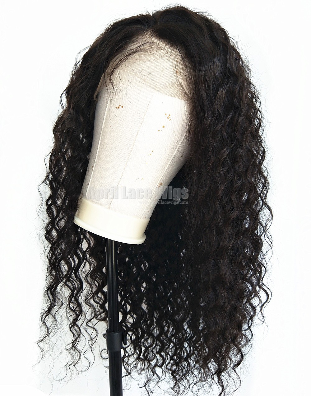 deep wave Brazilian virgin glueless 360 lace wig preplucked hairline