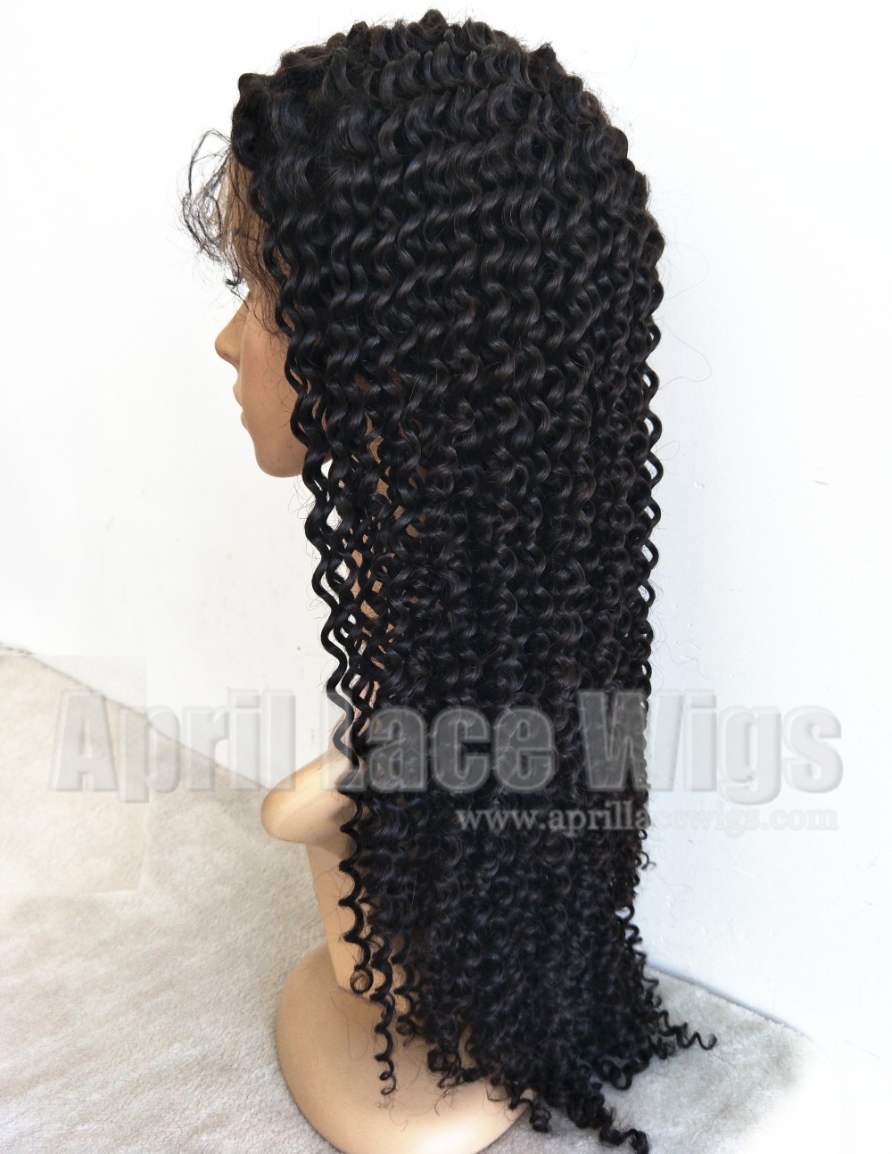   Malaysian Virgin Spanish Curl Full Lace Wig bleached knots baby hairs