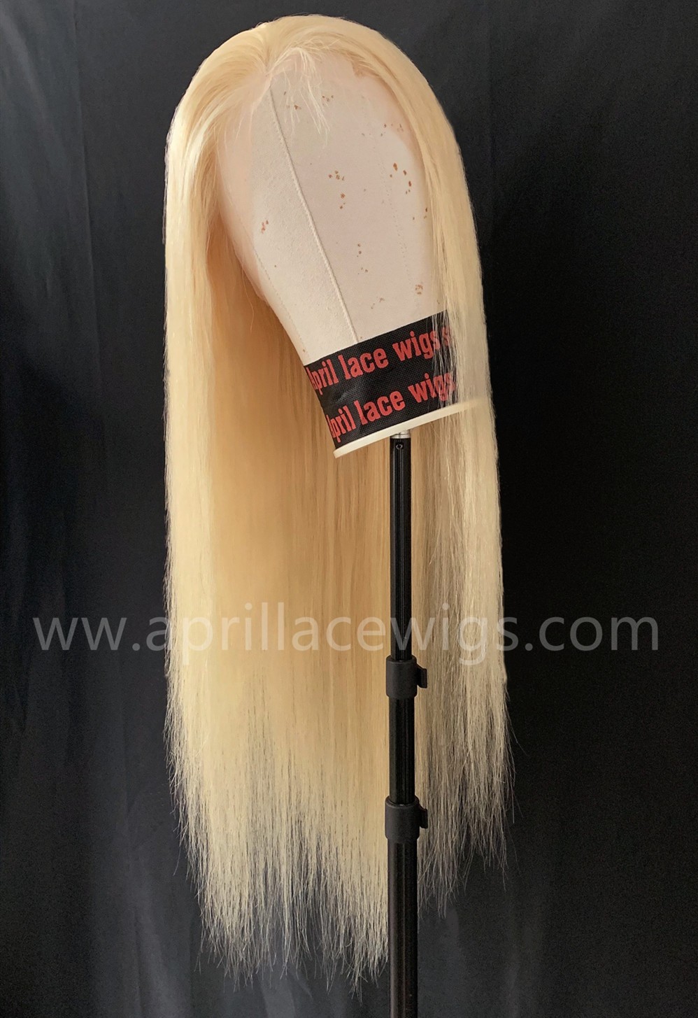 Color 613 blonde Brazilian virgin human hair full lace wig baby hair around