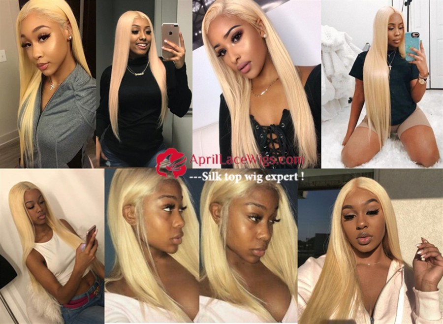 2 bundles color 613 blonde virgin human hair wefts