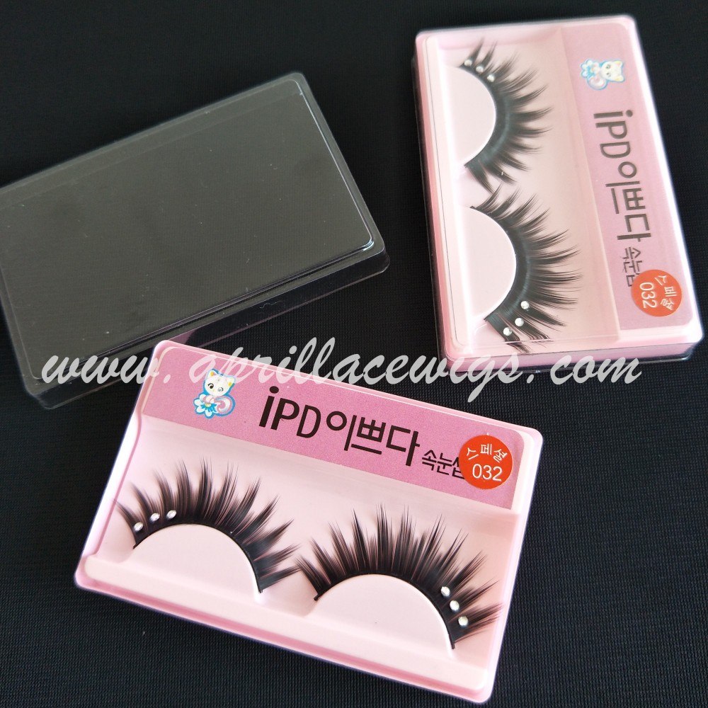 Thick Mink false eyelashes with rhinestone for party or cosplay