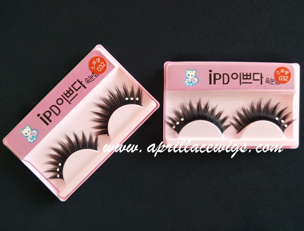 Thick Mink false eyelashes with rhinestone for party or cosplay