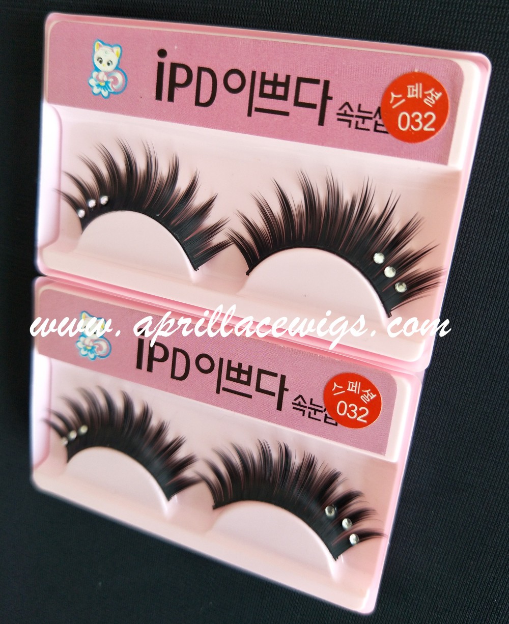 Thick Mink false eyelashes with rhinestone for party or cosplay