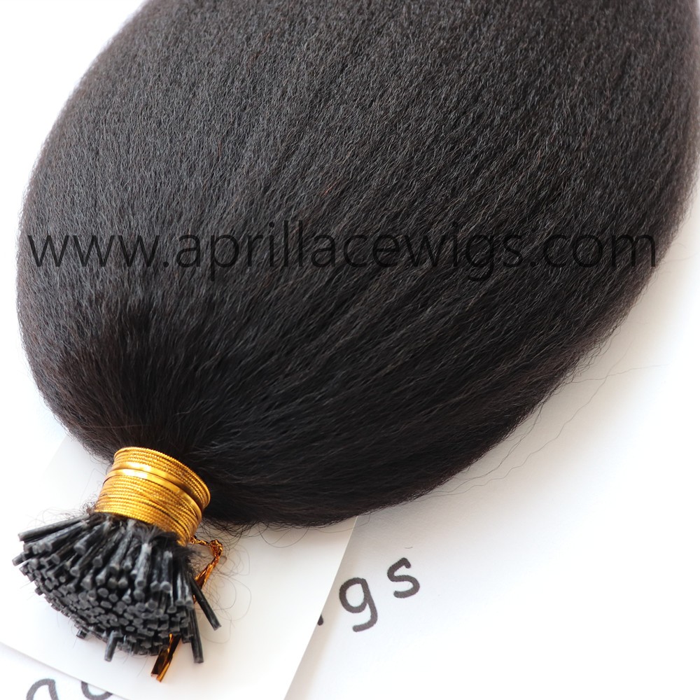 Wholesale 9A Grade Brazilian virgin microlink I tips hair extensions