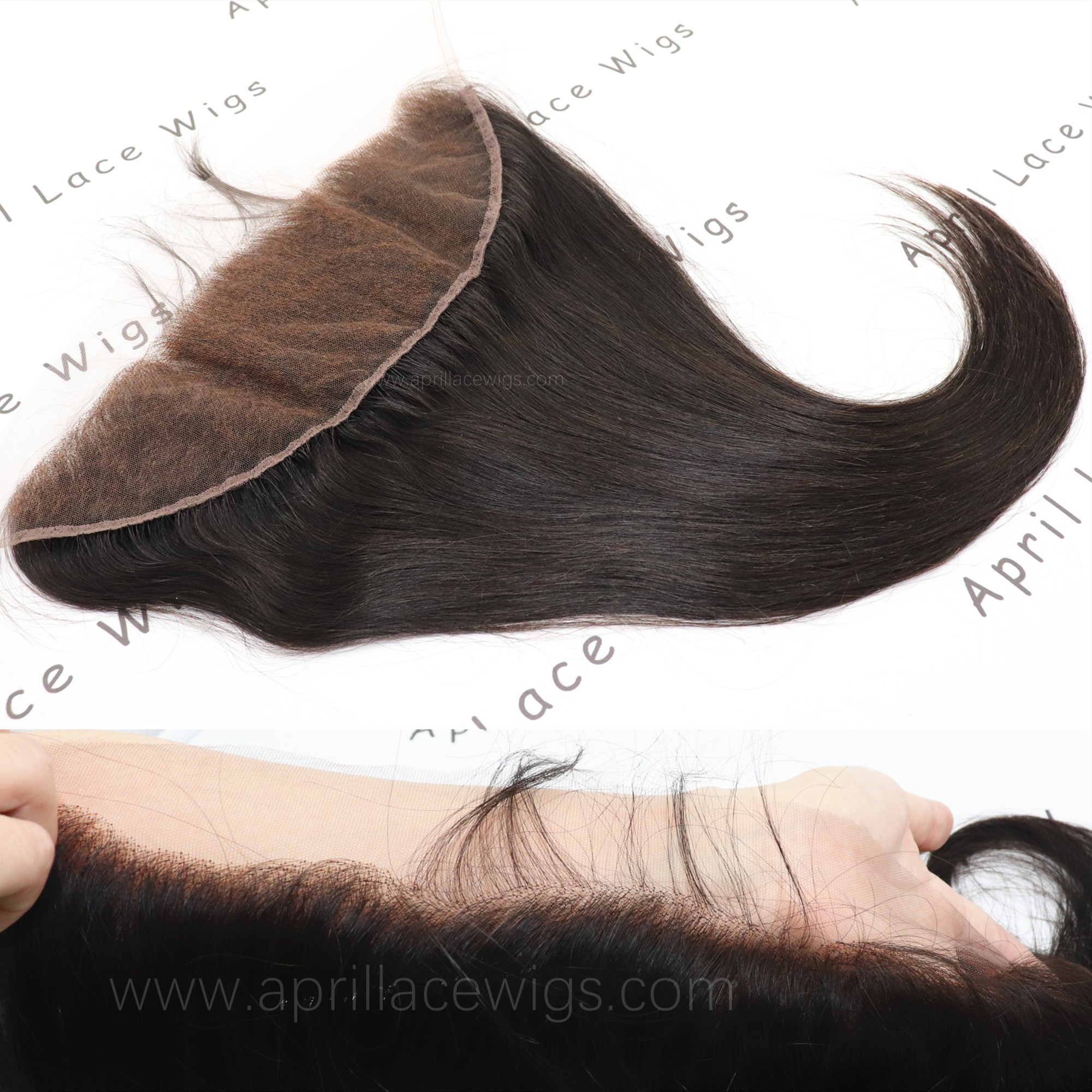 HD thin lace virgin hair silk straight 13x4 frontal