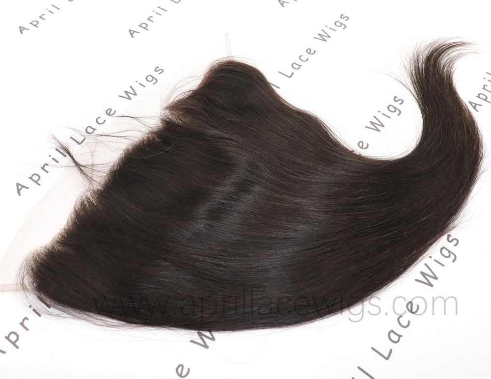 HD thin lace virgin hair silk straight 13x4 frontal