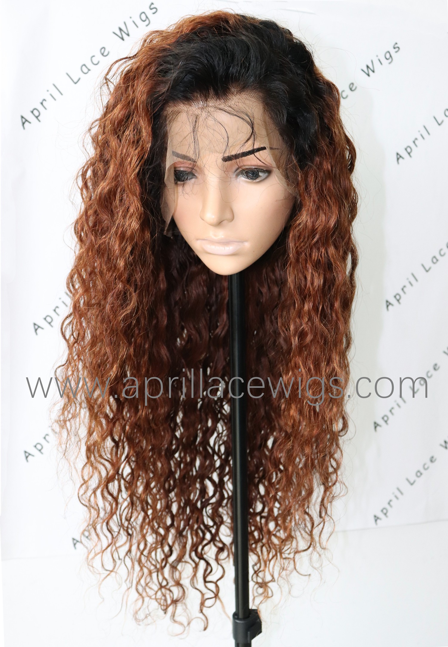  Virgin hair dark roots ombre brown glueless 360 wig preplucked hairline