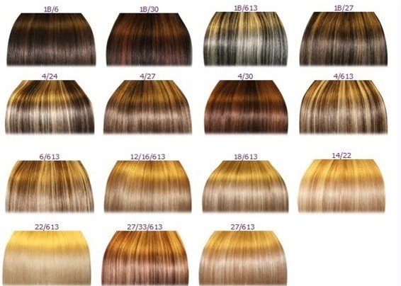 Way Hair Color Chart