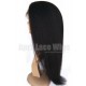 Indian remy human hair Italian yaki glueless lace front wig-bw0046