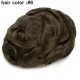 0.10-0.12mm PU Men Toupee Full Thickness I Skin Indian Human Hair Toupee--ISKIN