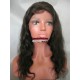 Chinese virgin human Hair natural color body wave  full lace wig-bw0066