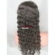 Chinese virgin human Hair natural color deep wave  full lace wig-Lw0067