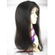 Malaysian virgin natural Color Silk straight full lace wig-Lw0072