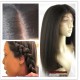 Indian remy hair Italian yaki Bleached knots for Black women BW0080