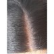 Glueless full lace wig Italian yaki silk top bleached knots for Black women -bW0080