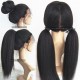 Indian remy hair Italian yaki Bleached knots for Black women BW0080