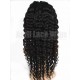 Virgin hair 8mm curly silk top bleached knots Full lace wig-BW0083