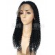 Indian remy Jerry curl glueless lace front wig-bw0052