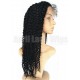Indian remy Jerry curl glueless lace front wig-bw0052