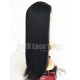 Indian remy yaki straight human hair glueless lace front wig-LW3013