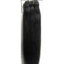 Yaki straight hair extension-yaki human hair weft-human hair weave-W0031