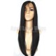 Chinese virgin Light yaki full lace wigs silk top bleached knots-bw1201