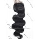 Brazilian virgin hair body wave 4x4 silk base top closure-W56312