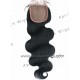 Brazilian virgin hair body wave silk base top closure-W56312