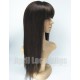 Indian virgin silk straight Lace wigs with chinese bangs-Lw4021