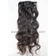 Body wave human hair clips in hair extensions --CE02