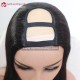 Human Hair Silk straight U part wig BW11901