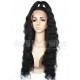 Malaysia virgin human hair 150 density silk top glueless full lace wig-LW4002