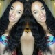 Malaysia virgin human hair 150 density silk top glueless full lace wig-LW4002