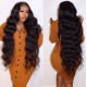 Malaysia virgin human hair 150 density silk top glueless full lace wig-LW4002