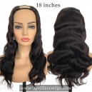 Human Hair body wave U-part Wig bw11902