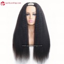 Human Hair Italian yaki U-part wig BW11904