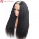 Human Hair Italian yaki U-part wig BW11904